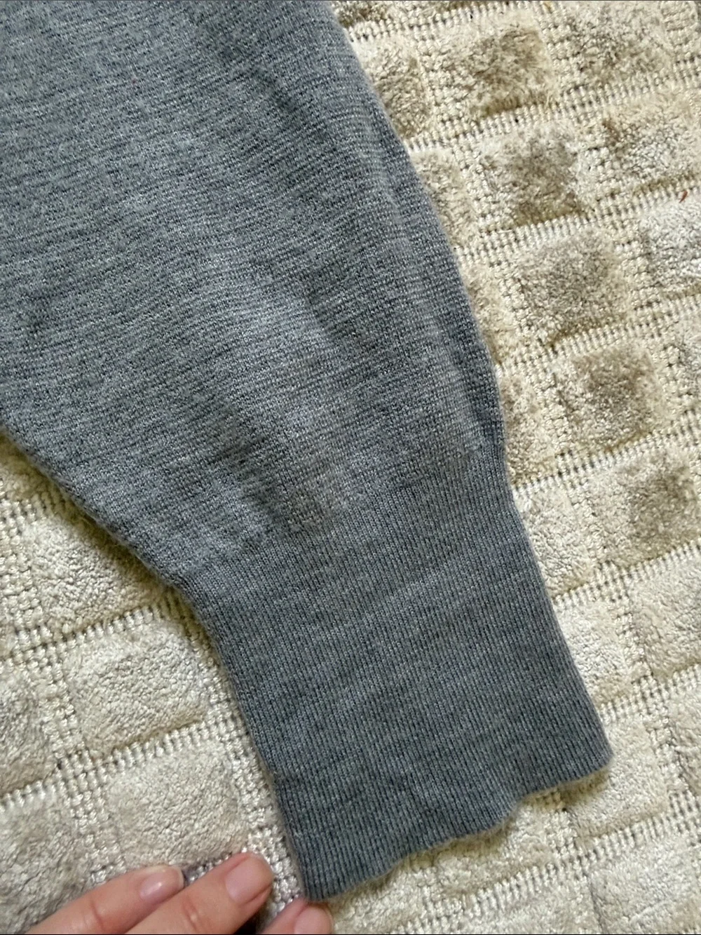 J Crew 100% Merino Wool Women's Gray Jogger Pants Sweatpants S
